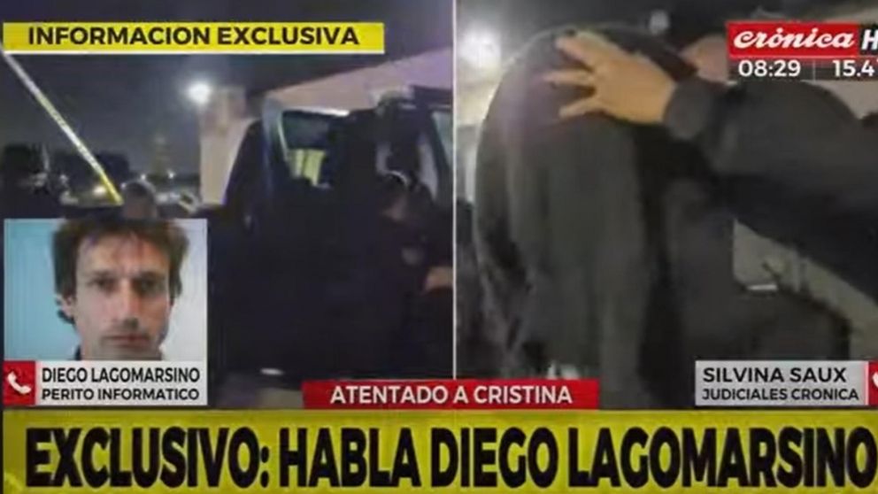 Diego Lagomarsino habló sobre la posible pérdida de información del celular de Sabag Montiel (Crónica HD).