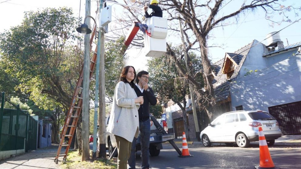 Vicente López alcanzó el 70% del territorio videovigilado por cámaras.