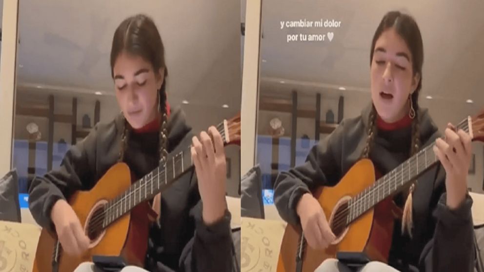 Margarita, la hija de Esteban Bullrich, le dedicó una emotiva canción a su padre.