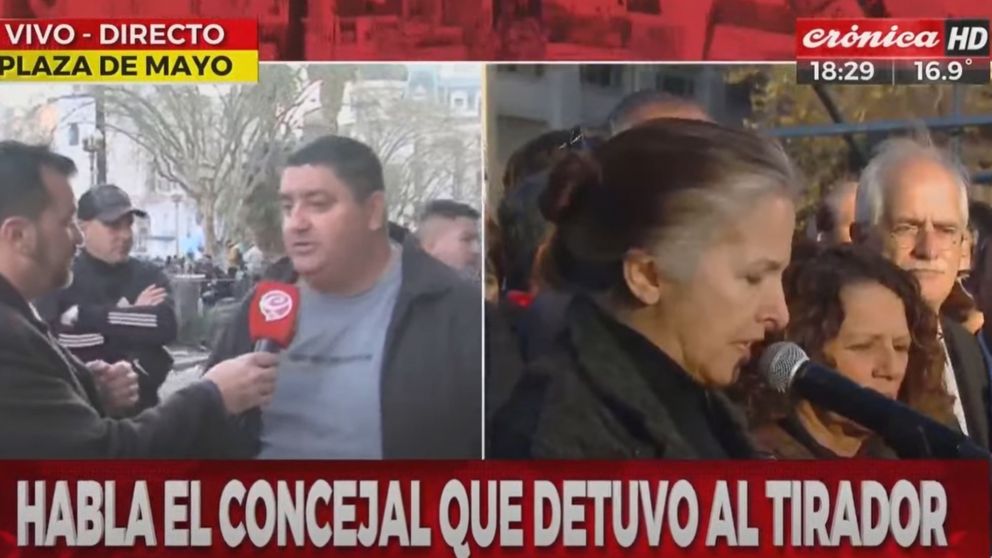 El concejal del FDT, Federico García, habló con Crónica HD.