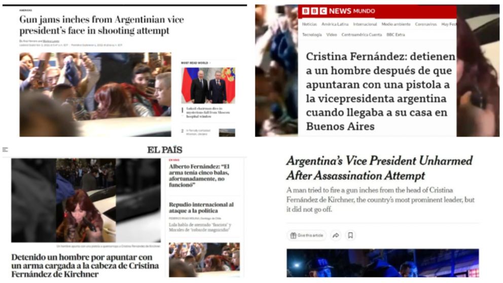 Los medios de comunicación del mundo se hicieron eco de la noticia.
