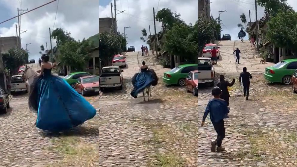 El video de la quinceañera a caballo reunió más de 30 millones de visitas en TikTok.