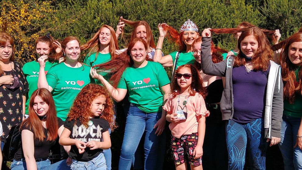 La comunidad celebra su Día Internacional del Pelirrojo. (Gentileza: Pelirrojos Club)