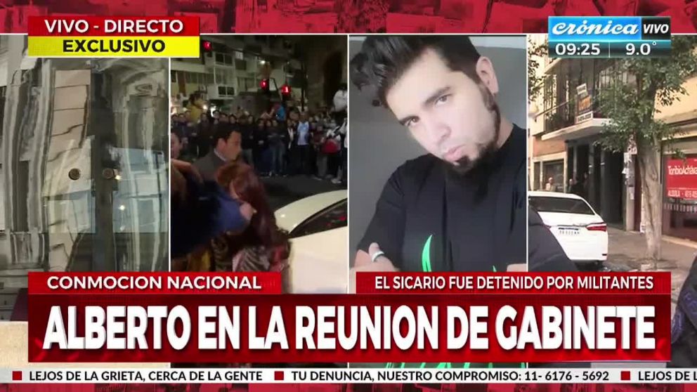 El joven que detuvo al atacante habló con los medios (Crónica HD).