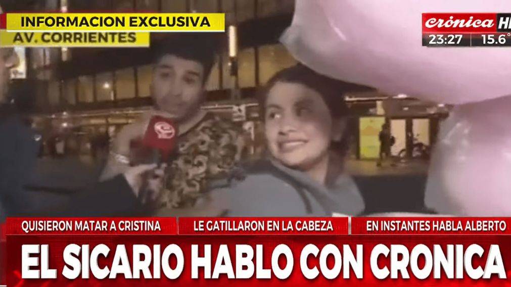 Crónica habló con el hombre que quiso matar a Cristina Kirchner.
