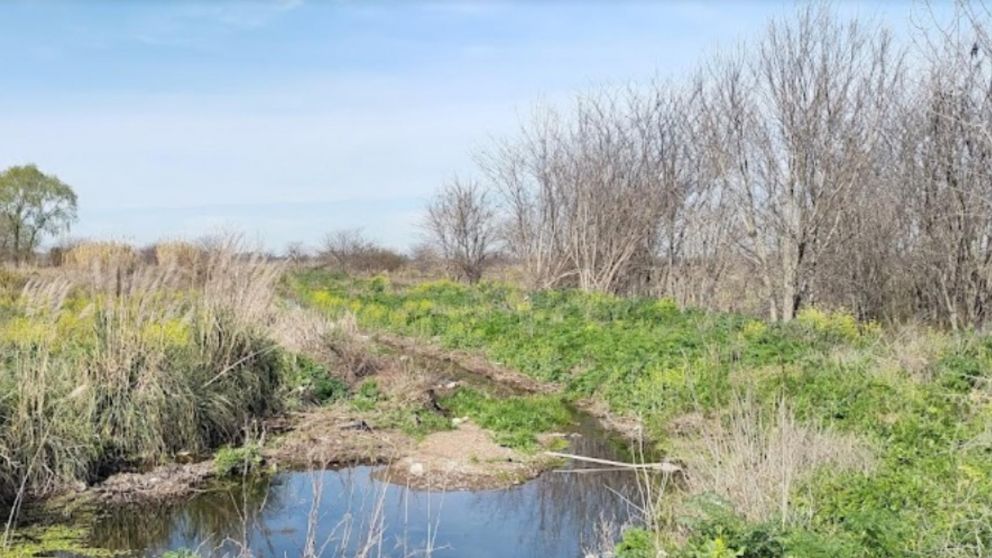La zona en la que pareció el cuerpo sin vida del individuo baleado.