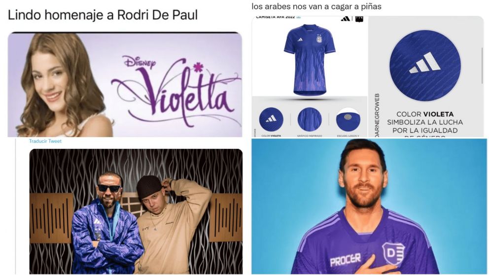 Los insólitos memes de la camiseta de la Selección Argentina.
