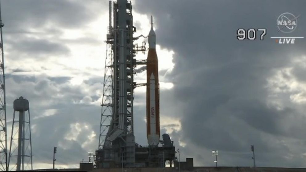 La NASA tenía previsto lanzar este lunes la misión Artemis 1 rumbo a la Luna (Gentileza @NASA_es/Twitter).