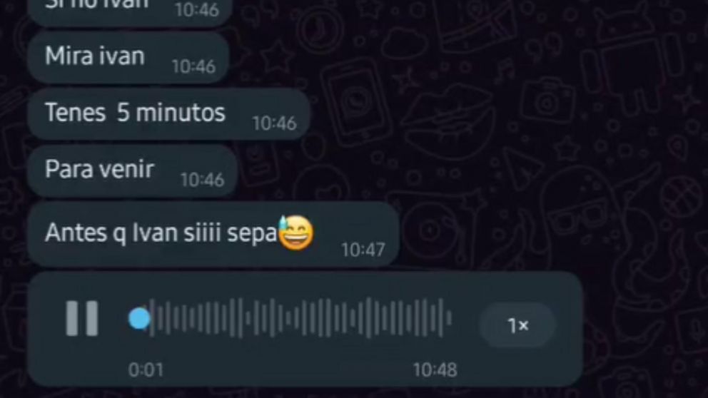 Los audios de WhatsApp se volvieron virales en Twitter.