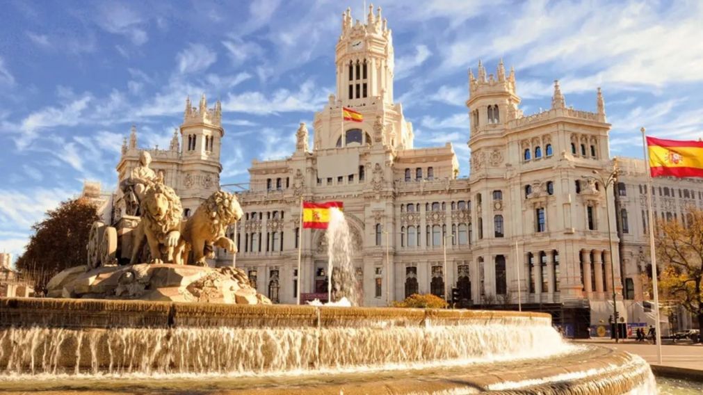 La plaza madrile�a de Las Cibeles ser� el epicentro de las manifestaciones de este s�bado en Espa�a (Archivo/T�lam).