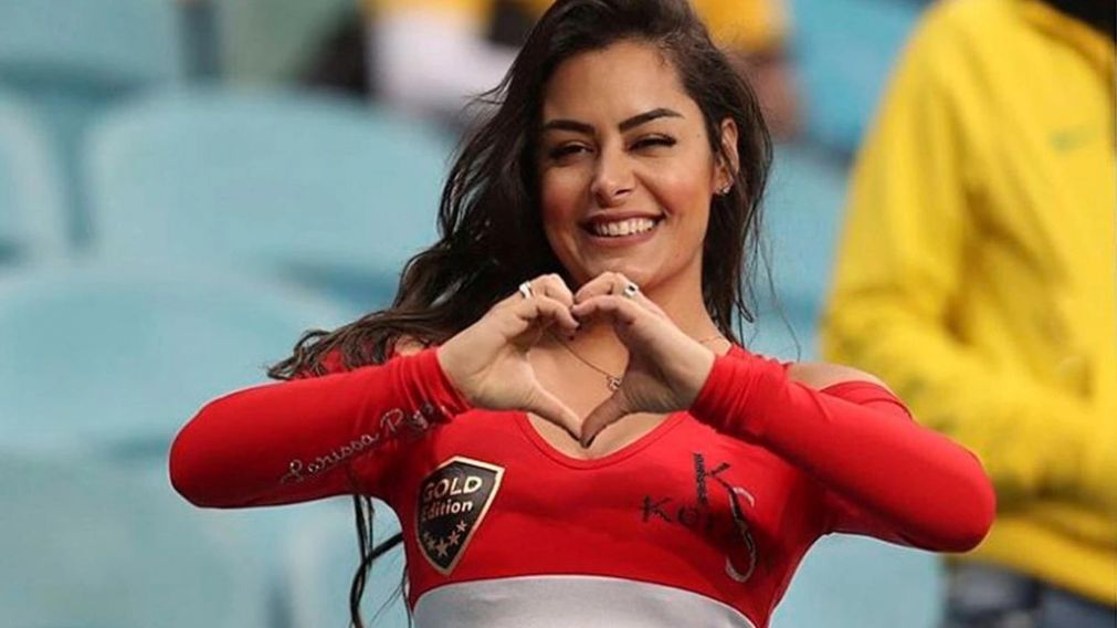 Larissa Riquelme brill� en la televisi�n argentina para despu�s salir del alcance de los medios.