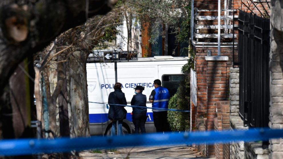Los cuerpos baleados fueron encontrados este jueves en su casa de Vicente López (Télam).