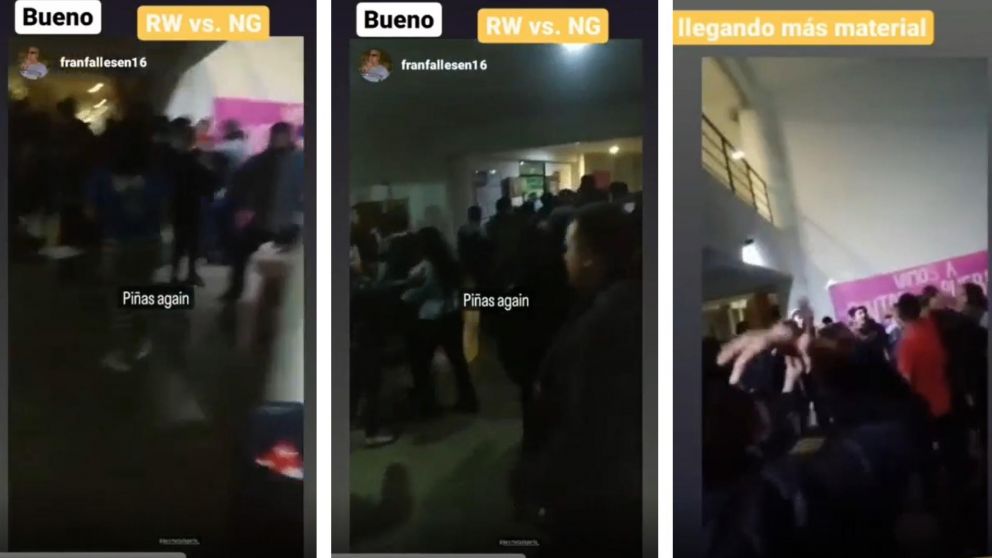 As�, otra vez se agarraron a pi�as en la Facultad de Periodismo.
