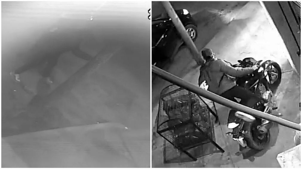 Así fue el tiroteo entre un ladrón y la Policía (Captura de video).
