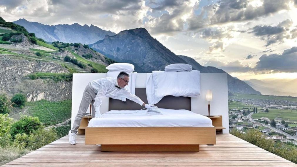 El incre�ble hotel sin techo ni paredes que es furor mundial y no tiene lugar hasta 2023.