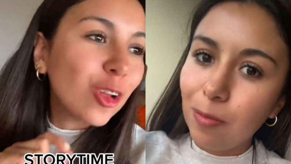 Tenía una cita con un chico, pero él hizo algo que le molestó mucho y la dejó desconcertada (Imagen captura vídeo).