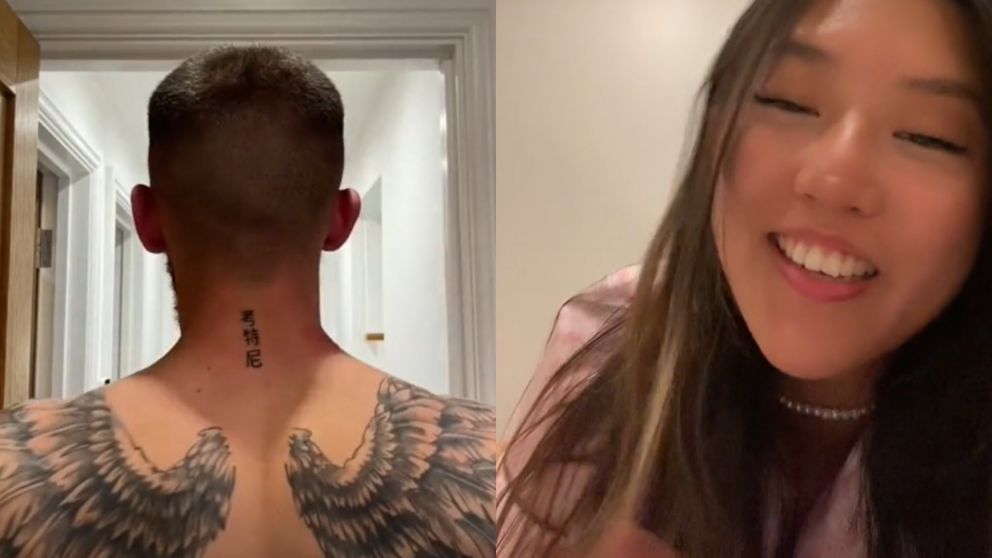 El tatuaje del tiktoker no significa lo que había pensado.