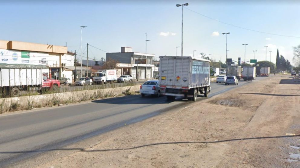 En este lugar se produjo el enfrentamiento entre el efectivo policial y los marginales.