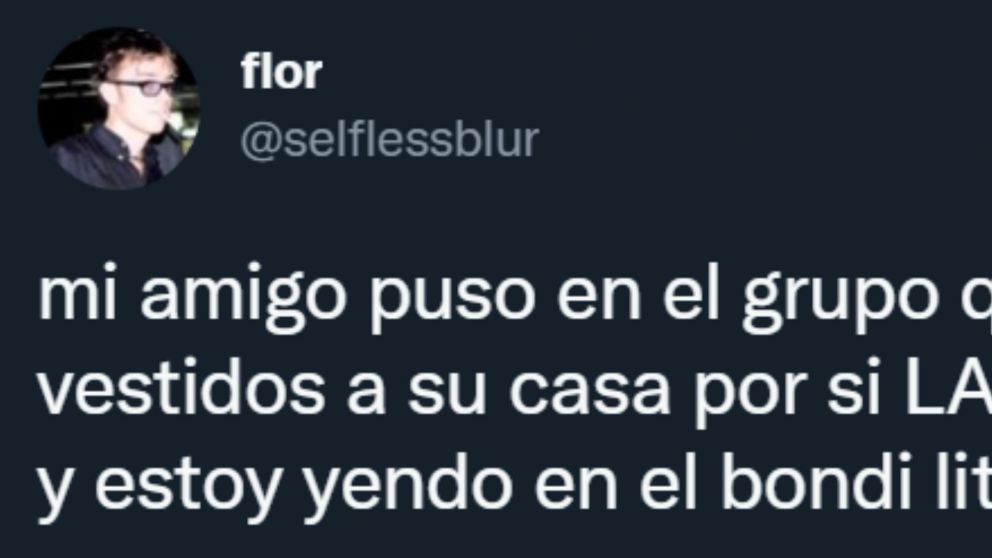 La advertencia de su amigo se volvió viral en Twitter.