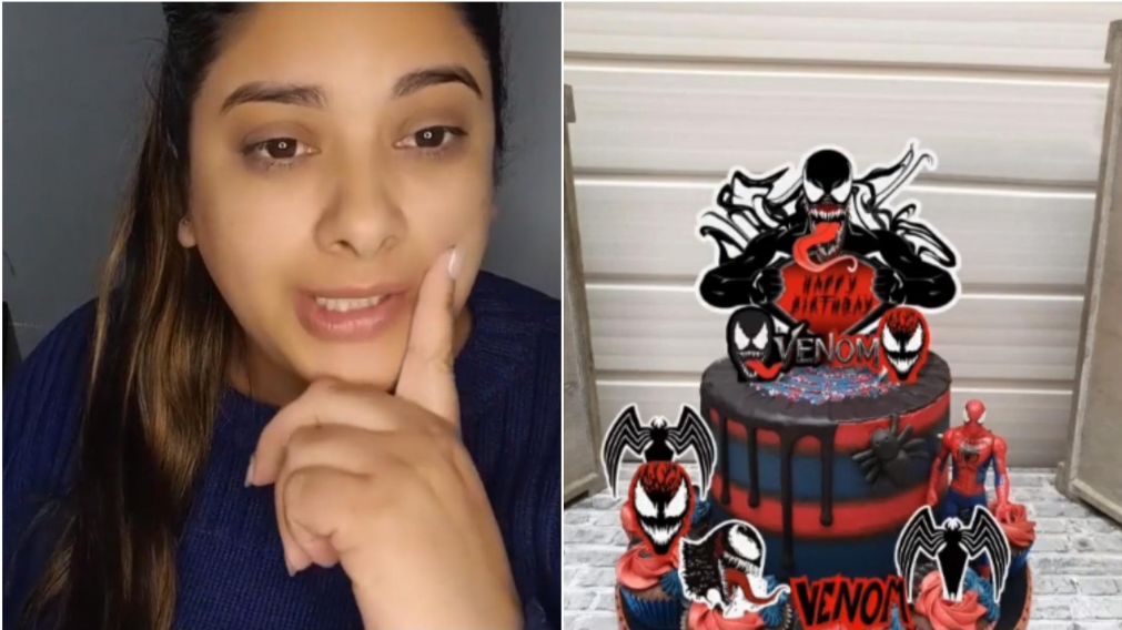 Encargó una torta para el cumpleaños de su hijo y casi "se infarta" cuando vio lo que le llegó
