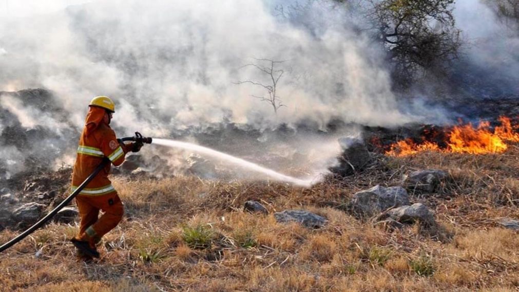 El fuego afecta a la zona del cordón de las sierras chicas de la localidad de La Granja (Archivo/Prensa.Cba.gov.ar).