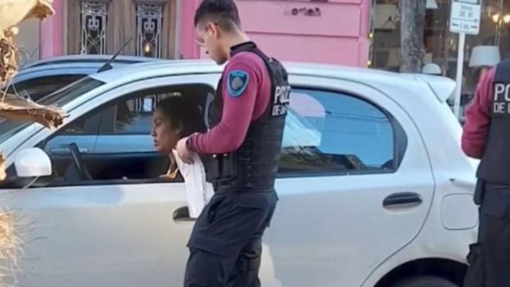 La Policía de la Ciudad intervino en el choque de Pais (Twitter).