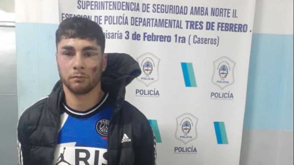 El futbolista Ezequiel Cirigliano quedó detenido este lunes en Caseros, partido de Tres de Febrero.