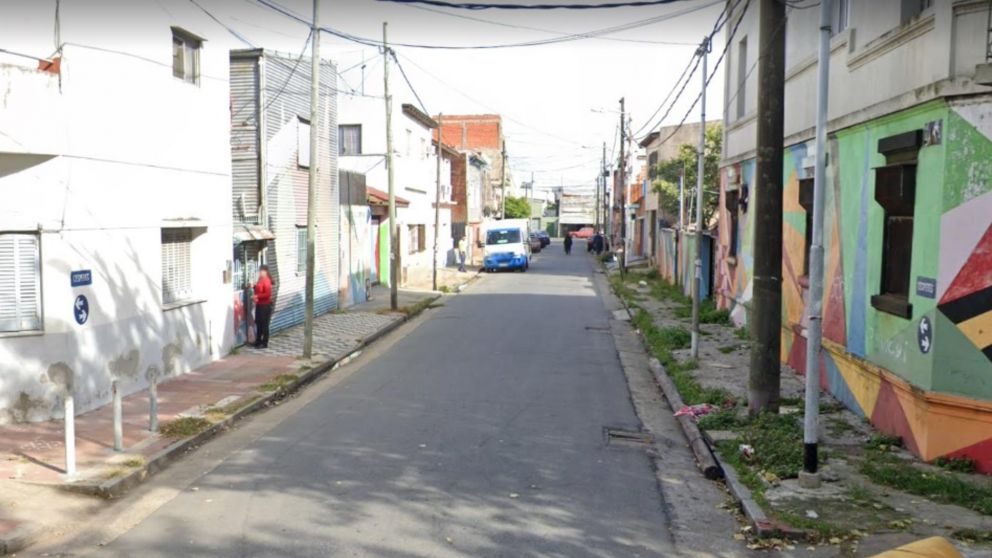 La mortal agresi�n armada sucedi� en esta esquina, en el sur del conurbano.
