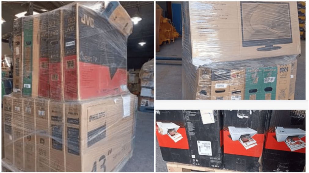Subasta de diferentes lotes con productos de electro.