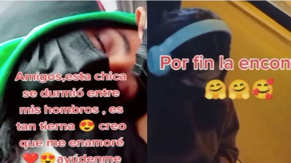 Un joven se enamoró de una chica que se quedó dormida en su hombro y decidió buscarla: la historia se volvió viral y cautivó a miles