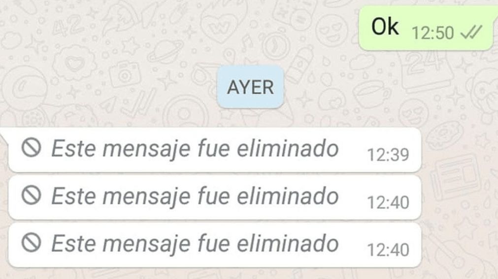 WhatsApp lanzó un truco imperdible para los mensajes eliminados (Imagen ilustrativa).