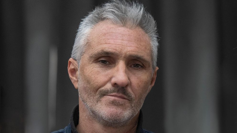 Nicol�s Pachelo habl� con los periodistas acreditados. Foto T�lam.