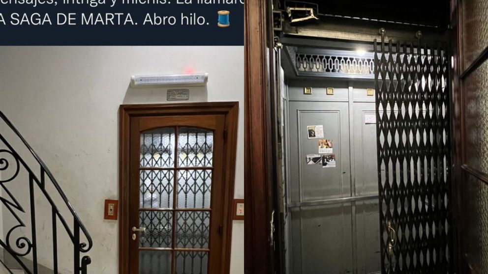 “La saga de Marta”: armó un atípico “chat” en el ascensor de su edifico y se volvió viral en las redes..