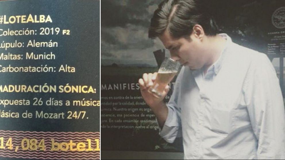 Qué es la "maduración sónica" de Mozart en una cerveza que es furor.