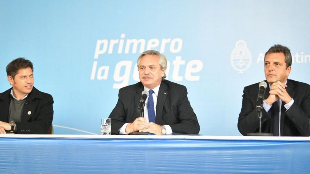 Además de Alberto Fernández, también hablaron Sergio Massa y Axel Kicillof.