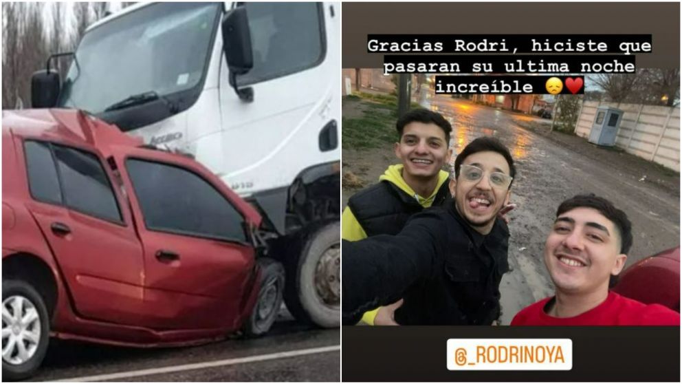 Las jóvenes pasaron sus últimas horas junto al actor Rodrigo Noya.