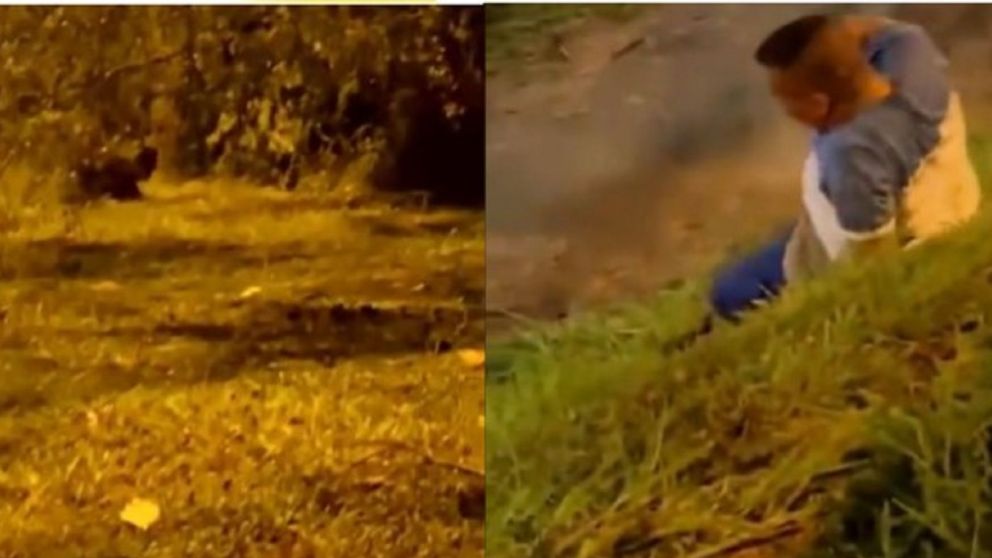 Los jovenes aseguraron que se trataba de un duende.