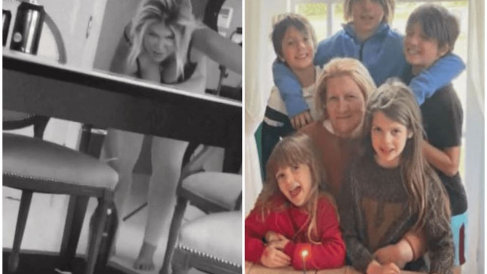 La foto de Wanda Nara limpiando se hizo viral y su empleada la escrachó.