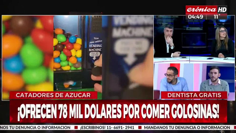 Oportunidad para golosos: ofrecen 78 mil dólares al mes por comer golosinas.