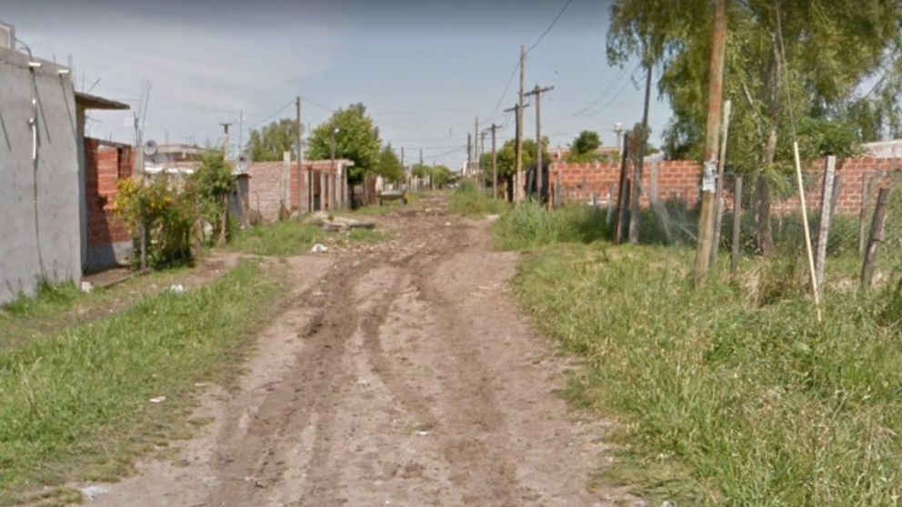 El barrio donde habr�a ocurrido el homicidio del hombre de 37 a�os. 