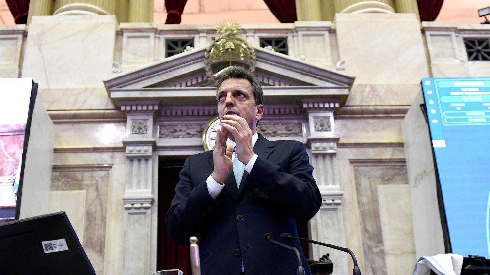 Sergio Massa dejó este martes su cargo como presidente de la Cámara de Diputados.