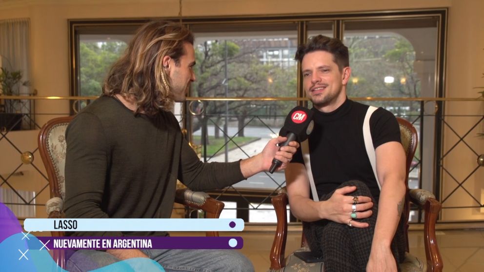 Lasso estuvo nuevamente en la Argentina