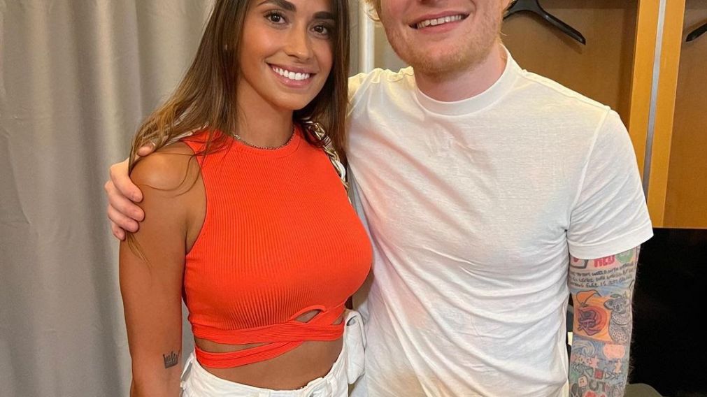 Ed Sheeran le cumplió el sueño a Antonella Rocuzzo