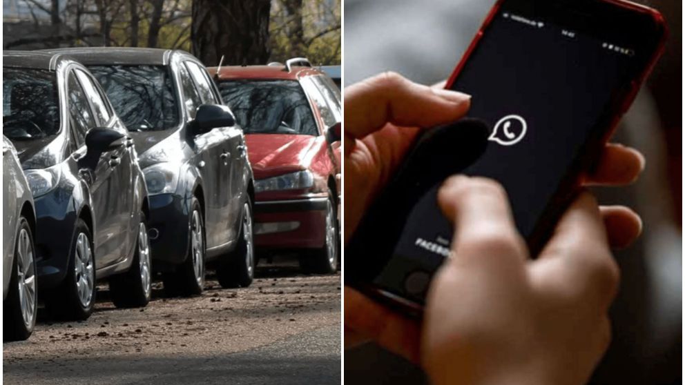Con una función particular de WhatsApp se puede hallar el auto perdido muy rápidamente.