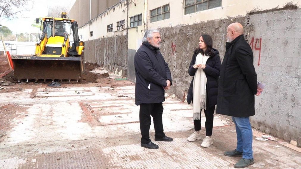 Avanza la renovación del polideportivo más grande de Vicente López.
