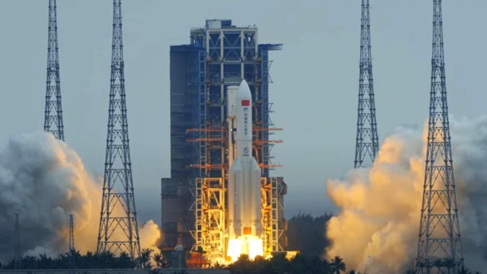 El Long March 5B despegó el 24 de junio pasado (Twitter).