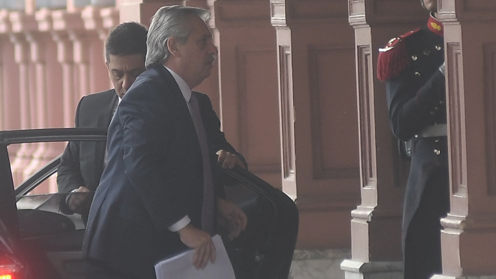 Alberto Fernández evalúa cambios en el gabinete de ministros. (Foto Ruben Paredes)