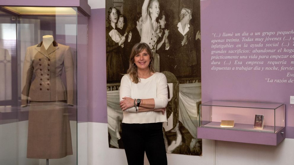 Cristina Álvarez Rodríguez, una voz más que autorizada para hablar de Evita.