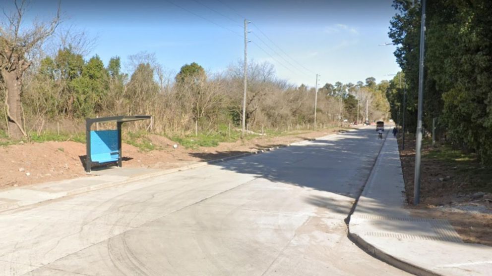 Acá, en esta zona, sucedió el intercambio de disparos.