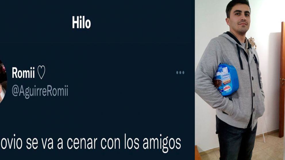 Una joven contó el gesto de amor que tiene su novio con ella cuando “se va a comer con los pibes”.